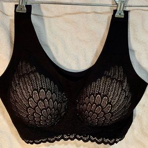Pull over padded bra